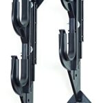Allen Company Molded Truck Gun Rack for Rear Window - Gun Holder for Two Shotguns, Rifles, Bows, or Tools - Gun and Hunting Accessories for Car or Wall Mount - Adjustable 9.5"-16.5" , Black