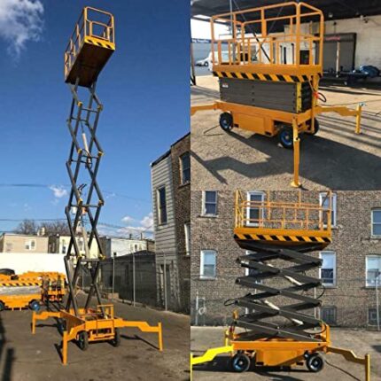 2022 5 Star 31 FEET Max Lift New Electric HIGH Scissor Lift Man Lift