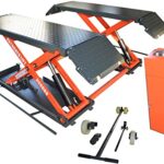 KATOOL Mid Rise Scissor Lift 8000lbs Electric Release Auto Lift 220V/1PH X85