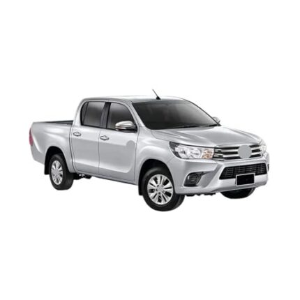 OKLCJUN Aluminum Roller Shutter Rear Tonneau Cover Hard Lid Compatible for Hilux Vigo Pick Up Truck Trunk Accessories