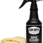 CAR GUYS Super Cleaner | Effective Car Interior Cleaner | Leather Car Seat Cleaner | Stain Remover for Carpet, Upholstery, Fabric, and Much More! | 18 Oz Kit