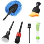 Fitosy Car Interior Duster Detail Brush Cleaning Kit, Soft Dash Vent Dusting Car Detailing Brushes Set Accessories Essentials Supplies Tools for Auto,Truck,SUV,RV