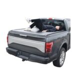 QKGHMKL Pickup Aluminum Electric Roller Lid Shutter Trunk Bed Cover Tonneau Cover Compatible for F-150 Truck Accessories Cover
