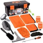 THINKWORK Car Cleaning Kit, Car Washing Kits for Vehicles, Car Detailing Kit Suitable for Small and Medium Vehicles Such As Cars, Trucks, Suvs(17pcs)