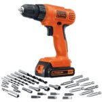 BLACK+DECKER 20V MAX POWERECONNECT Cordless Drill/Driver + 30 Piece Bits and Drivers Kit (LD120VA)