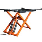 APlusLift 6600LB Portable Mid-Rise Scissor Lift 110V Power HW-SL6600X with 5 Year Structural Warranty