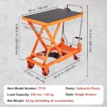 Efficiently Move Heavy Loads: VEVOR TF15 Lift Table Cart Review - Image 8