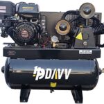 HPDAVV 13 HP Gas Driven Piston Air Compressor with 30 Gallon Tank - Two Stage - 24cfm@180psi - 420CC Engine for Industrial Use with Proper Maintenance