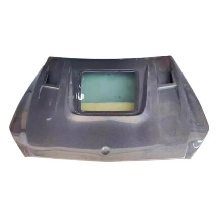 Body Kit Carbon Fiber Engine Cover Compatible for W205 C63 Transparent Hood Light Weight Bonnet Car Accessories