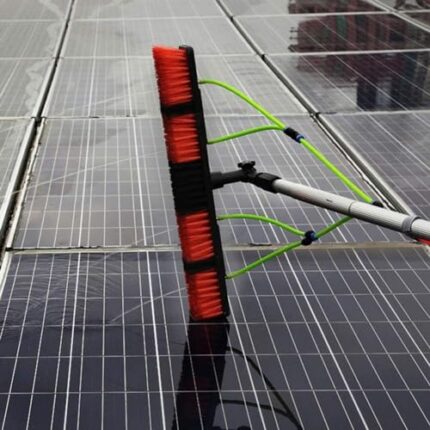 MaGiLL Cleaning Brush Window Cleaning Pole,Window Cleaner Kit,Water/Hose Fed Extendable Pole,Window Cleaning Brush Equipment,Cleaning Photovoltaic and Solar Panels (Size : 8M) (One Color 5M)
