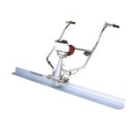 TOMAHAWK 1.6 HP Honda Gas Vibrating Concrete Power Screed Motor with 6ft Aluminum Magnesium Board Straight Edge Bar Set and 360° Handles with GX35 Honda Engine