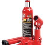 BIG RED T90203B-1 Torin Hydraulic Welded Bottle Jack, 2 Ton (4,000 lb.) Capacity, Red