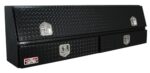 Unique Truck Accessories - TBS200-72-BD-BT - 72IN CONTR TOPSIDER W/DRAWERS & DOORS COMM CLASS-BLACK TEXTURE COAT