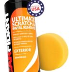 Carfidant Scratch and Swirl Remover - Car Scratch Remover for Paint Scratches - Polishing Compound for Cars Kit with Buffer Pad