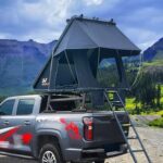 Naturnest Roof Top Tent,Hardshell Rooftop Tent Camping Overland Hard Shell Roof Top Tents for SUV Car Rooftop Tent Accessories for Camping RTT Rooftop Tent Truck Van Tent Vehicle Outdoor Tent