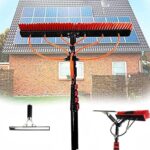 Water Fed Telescopic Brush, Window Cleaning Equipment 3.6m-10.8m Window Cleaning Pole, Solar Panel Cleaning Brushes with Scraper, Window Cleaning Pole Kit(9m/30FT)