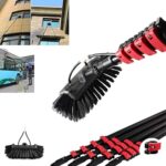 Retractable Cleaning Brush, Retractable Water Cleaner, Hydro, Clean Solar Panels, Window Cleaning Kit, 3.6m-10.8m, Clean Trucks, Buses, Cars,3.6M/12FT
