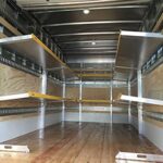 Unique Truck Accessories - HFS1872T - Compatible with/Replacement for Compatible with/Replacement for Ford Transit VAN FOLDING SHELF ASSY 18IN DEEP X 72IN LONG 2 SHELVES PER ASSY