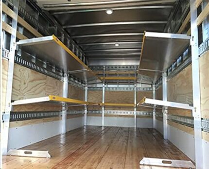 Unique Truck Accessories - HFS1872T - Compatible with/Replacement for Compatible with/Replacement for Ford Transit VAN FOLDING SHELF ASSY 18IN DEEP X 72IN LONG 2 SHELVES PER ASSY
