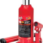 BIG RED 10 Ton (20,000 LBs) Torin Welded Hydraulic Car Bottle Jack for Auto Repair and House Lift, Red, TAM91003B