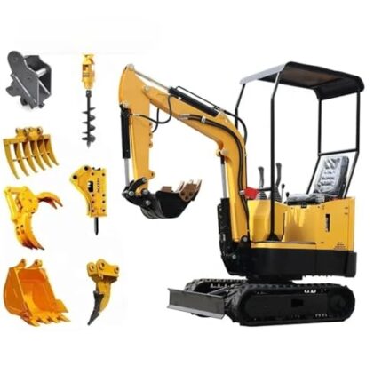 Mini Excavator EPA CE Euro5 Certified 1 Ton 1.5T 2T Crawler Excavators Hydraulic 3-Cylindrig Engine Small Digger