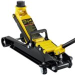 VEVOR 2.5 Ton Low Profile, Heavy-Duty Steel Racing Floor Jack with Single Piston Lift Pump, Lifting Range 3.35"-14.96"