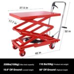 Effortless Heavy Lifting: Review of the Hydraulic Lift Table Cart - Image 2
