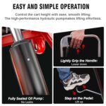 Effortless Heavy Lifting: Review of the Hydraulic Lift Table Cart - Image 8