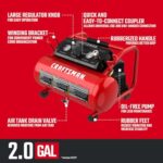 Efficient Performance: CRAFTSMAN 2 Gallon Portable Air Compressor Review - Image 2
