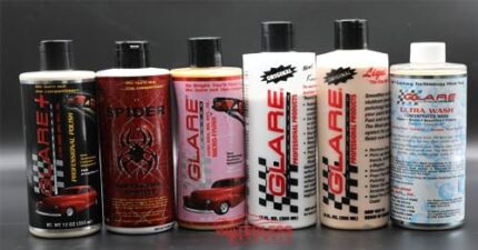 GLARE Weekender Complete Car Care Kit - The Ultimate Car Detailing Kit for a Showroom Shine - Includes Premium Products for Cleaning and Detailing The Exterior of Your Car or Truck - 6Pk