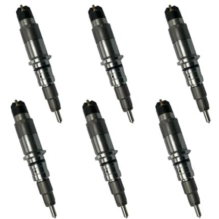 6PCS Fuel Injectors 6755-11-3100 6755113100 Fits for Komatsu SAA4D107E Engine PC170LC-11 PC210LC-10 PC210LC-11 PC240LC-11 PC290LC-11 WA270-8 WA320-7 WA320-8 WA380-7 WA380-8 Excavator