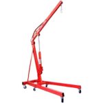 icVantA Hydraulic Mobile Hoisting Crane, Engine Maintenance Crane Small Crane, 2 Tons 3T Engine Hanger (Color : 3T heavy fixed 2pump) (2t Light Folding)