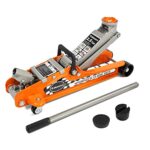 Donext 2.5 Ton Steel Floor Jack, Low Profile Hydraulic Racing Floor Jack, Heavy-Duty Racing Floor Jack with Single Piston Lift Pump, Lifting Range 3-3/8" - 14-15/16"
