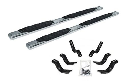 Big Country Truck Accessories 105324876 5 in. Fusion Side Bars Kit 87 in. Long Incl. Brackets Polished Stainless Steel
