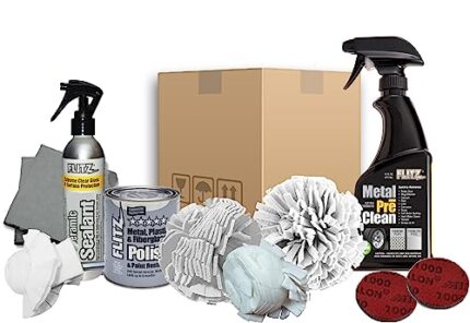 Flitz Exterior Detailers Choice Kit: Comprehensive Car Cleaning Kit, Professional Car Detailing Kit, and Effective Wheel Cleaner