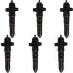 6PCS Fuel Injector 3077715 Fits for Cummins KTA38 KTA50 QSK19 QSK38 QSK50 Engine