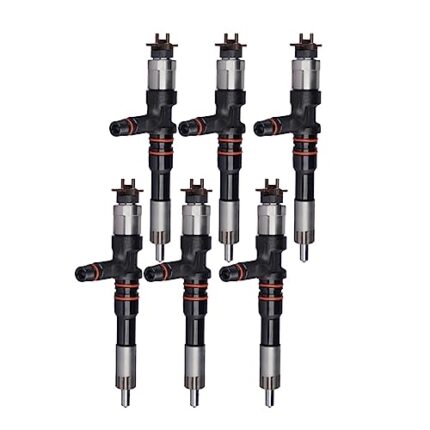 6PCS Diesel Fuel Injector Nozzle 095000-6280/6219-11-3100 Compatible With Komatsu SAA6D170 PC400-8 WA900-3 730E Engine