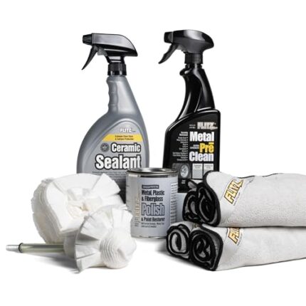 Flitz Mason Maggio Racing Bundle: Premium Car Cleaning Kit for Car Enthusiast - All-in-One Car Detailing, Wheel Cleaner, Polish & Ceramic Protection Solution