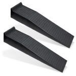BISupply Vehicle Service Ramp Set – 6.6in Car Lift, 5 Ton Heavy Duty Truck Ramps for Vehicle Maintenance, 2 Pack