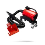 Adam's Air Cannon Jr. + Wall Mount Combo - High Powered Filtered Car Wash Blower | Dry Before Car Cleaning, Car Detailing, Car Wax, or Ceramic Coating | Auto Tool Kit Gift Boat RV Motorcycle