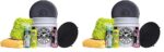 Chemical Guys HOL_128 Car Cleaning Kit, with Car Wash Soap, Car Wash Bucket and 16oz Car Care Cleaning (8 items) (Pack of 2)