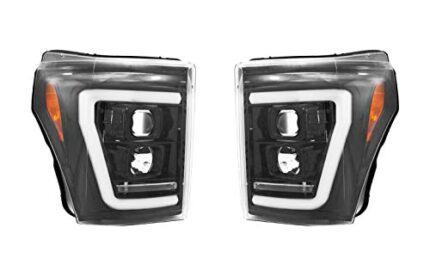 Recon Truck Accessories 264272BKCS Projector Headlights Fits Ford F-250 Super Duty