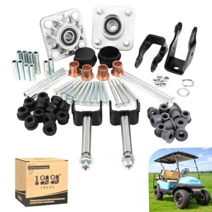 10L0L Deluxe Golf Cart Front End Repair Kit for Club Car Precedent 2004-Up Gas and Electric