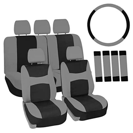 car seat covers and steering wheel cover