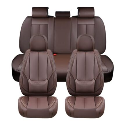 car seat covers dark brown