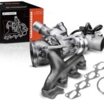 A-Premium Complete Turbo Turbocharger with Gasket Kit Compatible with Chevy Chevrolet Cruze 2011-2015 & Sonic 2012-2020 & Trax 2013-2021 & Buick Encore 2013-2021 1.4L Replace# 55565353