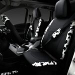 Cow Print Car Accessories Set - Faux Leather Seat Covers, Mats & More - Image 3