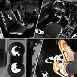 Cow Print Car Accessories Set - Faux Leather Seat Covers, Mats & More - Image 2
