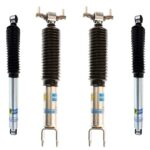 Bilstein 5100 Gas Shock Set for 2011-2018 Silverado 2500 HD 4WD with Front Lift 0-1.5" and Rear Lift 0-1