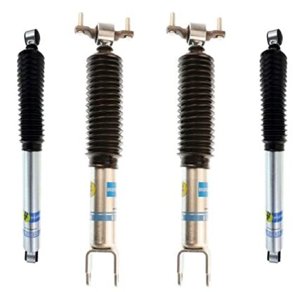 Bilstein 5100 Gas Shock Set for 2011-2018 Silverado 2500 HD 4WD with Front Lift 0-1.5" and Rear Lift 0-1